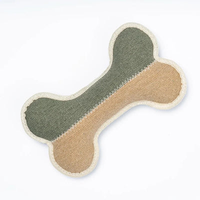 Bone plush pet toy
