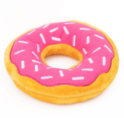Zippy paws Jumbo donutz - strawberry | Aesthetic dog toys
