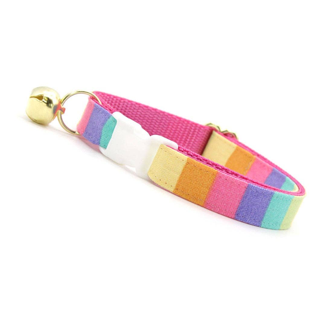 Pastel Rainbow Rainbow Cat Collar Petbay
