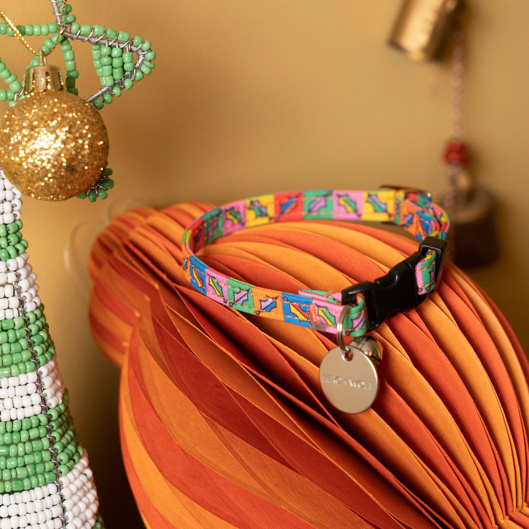 Holly pop breakaway cat collar
