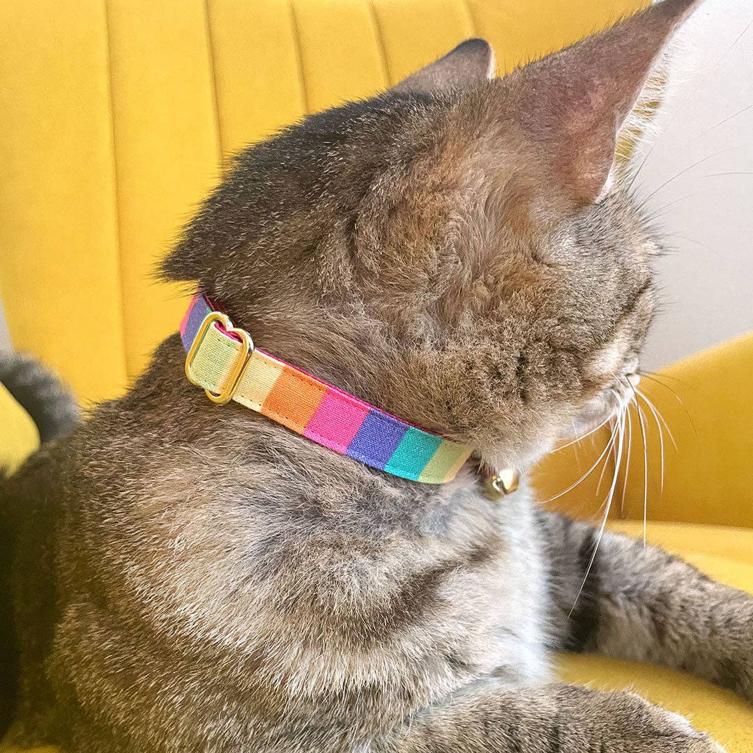 Pastel Rainbow - Rainbow Cat Collar