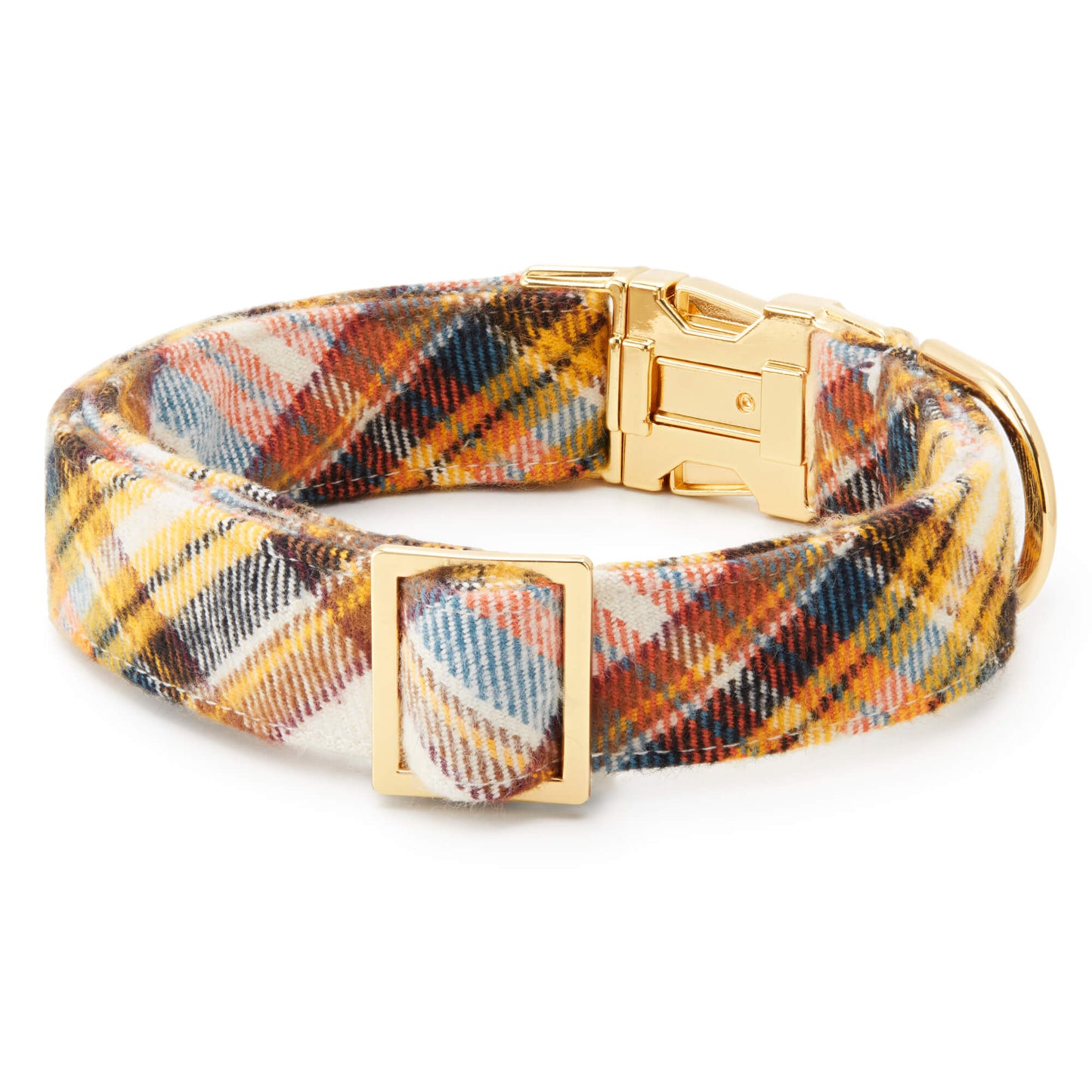 Cornucopia flannel dog collar