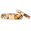 Cornucopia flannel dog collar