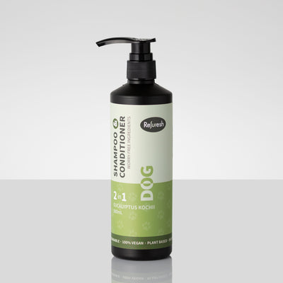 Eucalyptus dog shampoo and conditioner