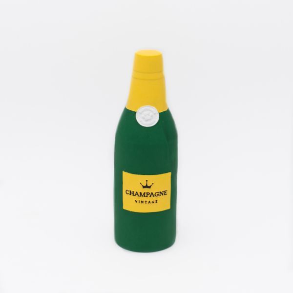 ZippyPaws Latex Happy Hour Crusherz Champagne Dog Toy