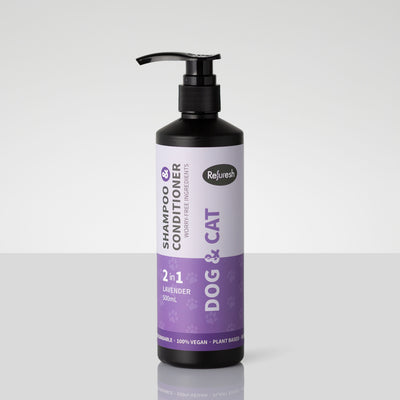 Lavender pet shampoo and conditioner