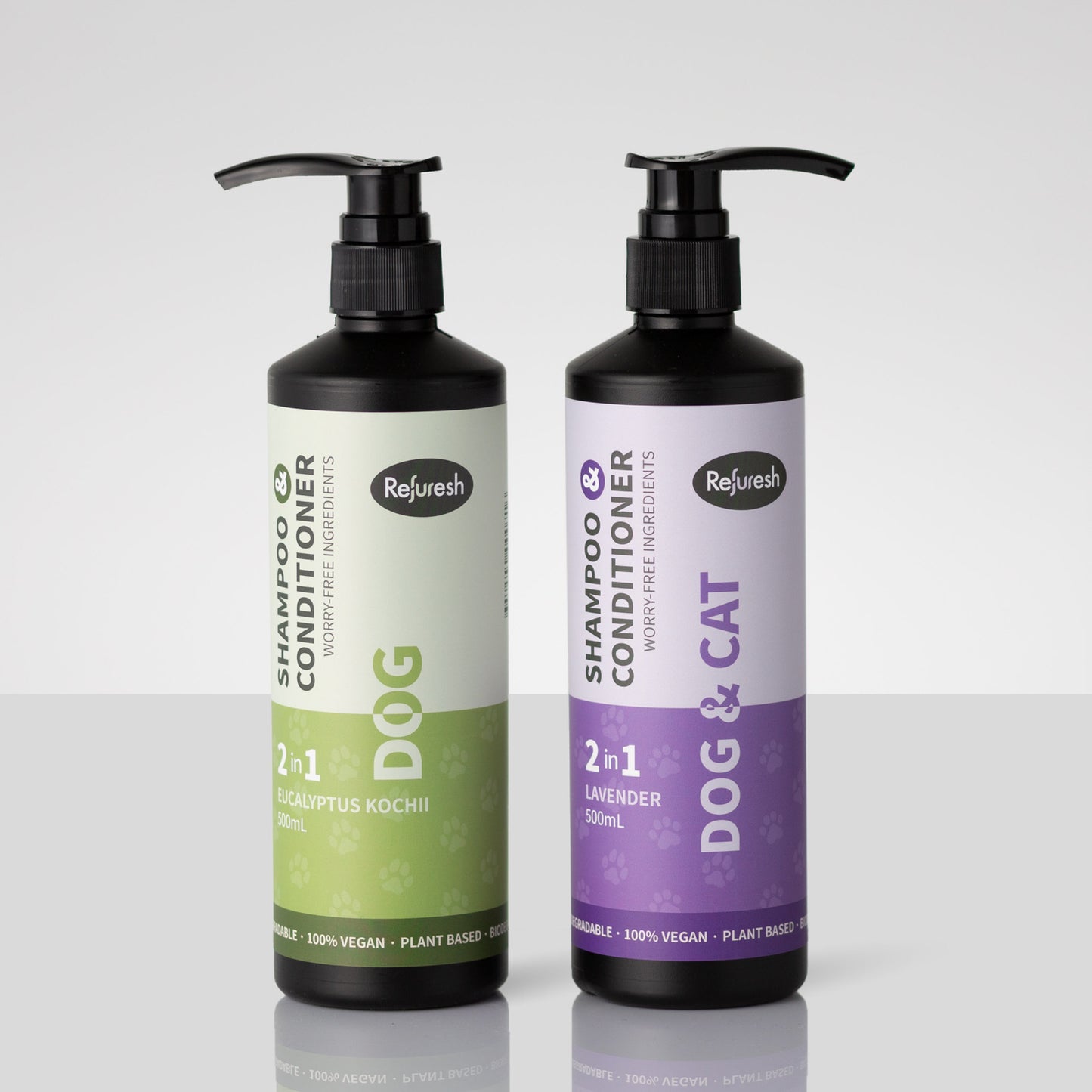 Eucalyptus dog shampoo and conditioner