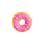 Zippy Paws Junior Donutz - Strawberry| Aesthetic dog toys