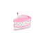 Zippy Paws Aesthetic dog toy - Birthday cake - Pink