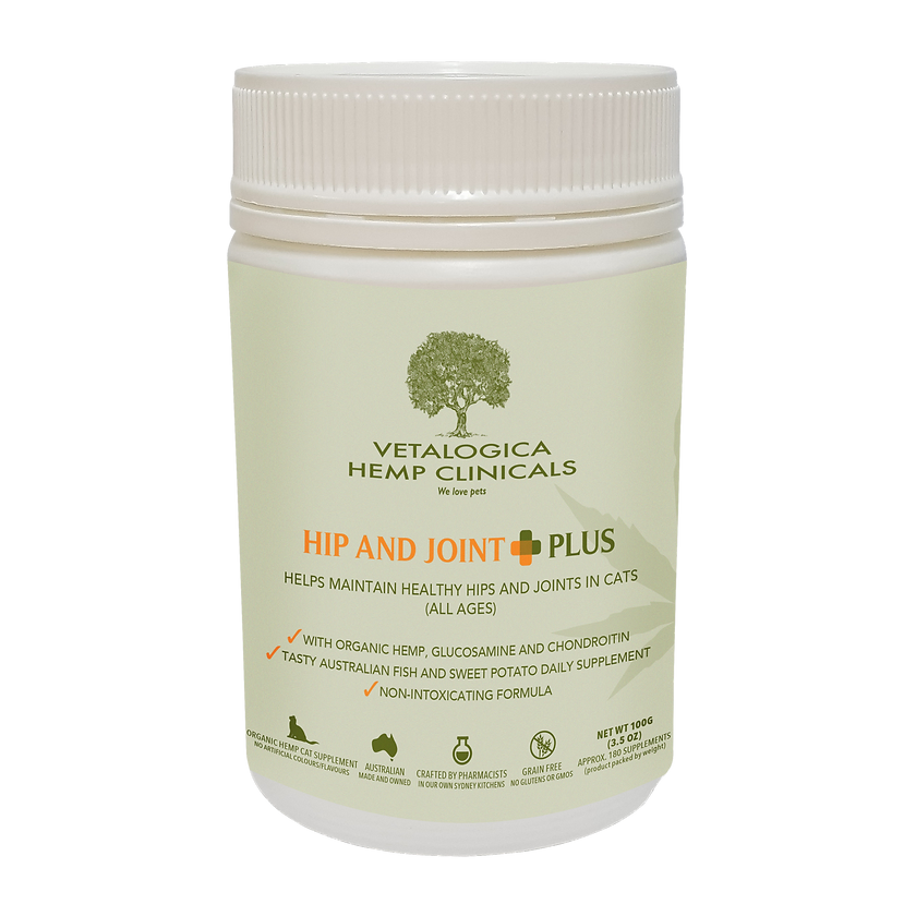 Hemp Clinicals hip & joint plus supplements for cats