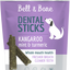 Kangaroo, mint and turmeric dental sticks