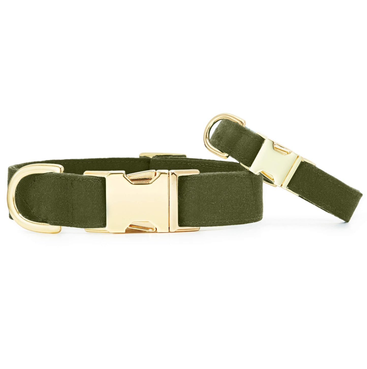 Olive dog collar