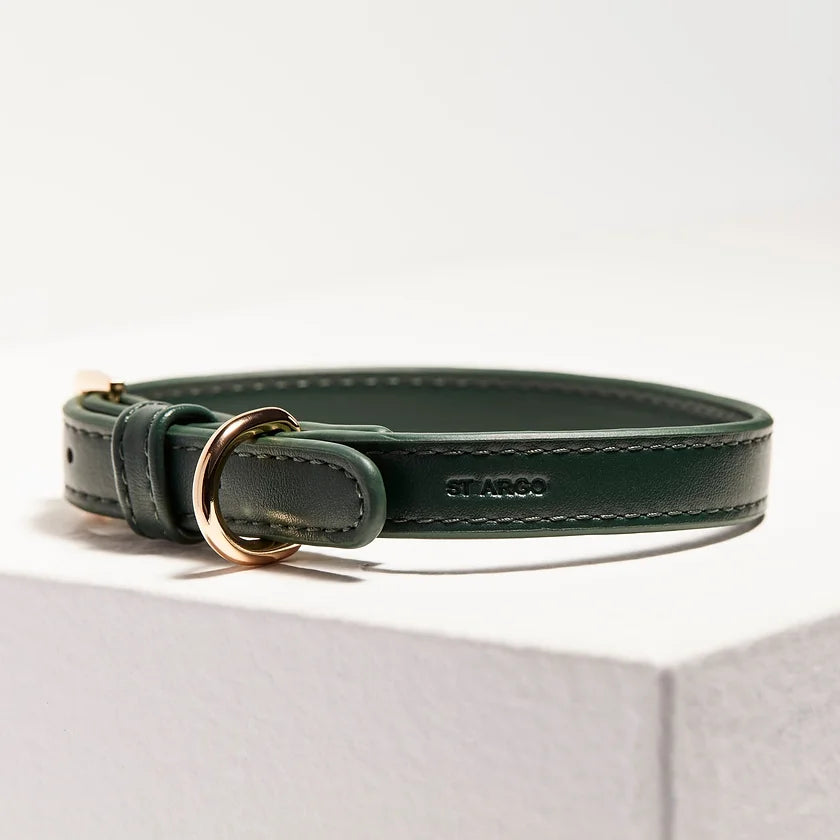 Collar – bottle green