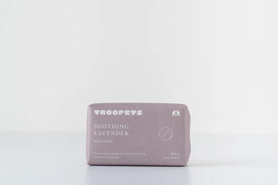 Soothing lavender dog soap