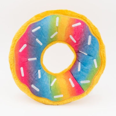 Zippy paws Jumbo donutz - Rainbow | Aesthetic dog toys