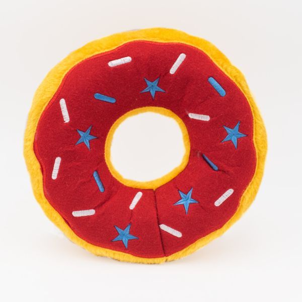 Zippy paws Jumbo donutz - Americana | Aesthetic dog toys
