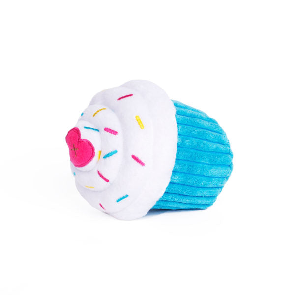 Zippy Paws : Cupcake blue aesthetic dog toy