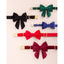 Forest green velvet dog collar