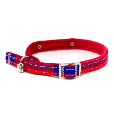 Shuka red cat collar