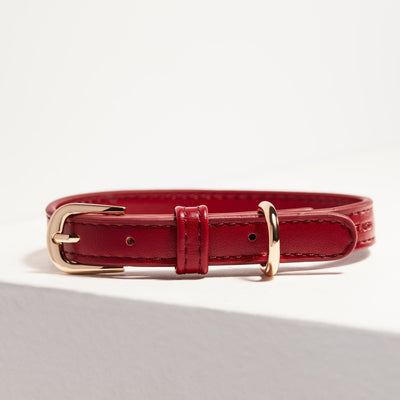 Collar – ruby red