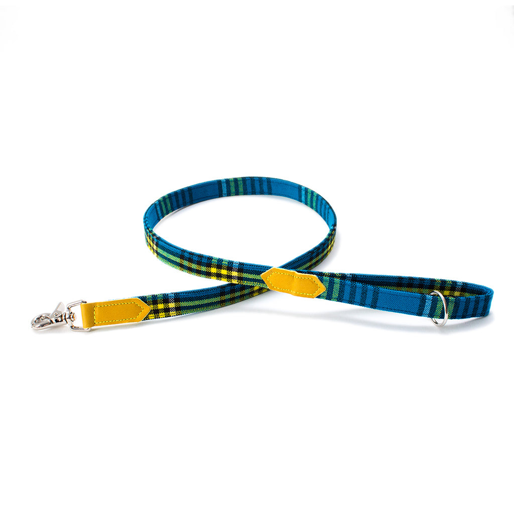 Shuka blue classic dog lead