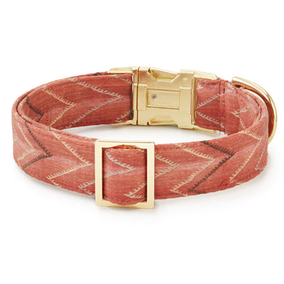 St. frank chevron kilim boho dog collar