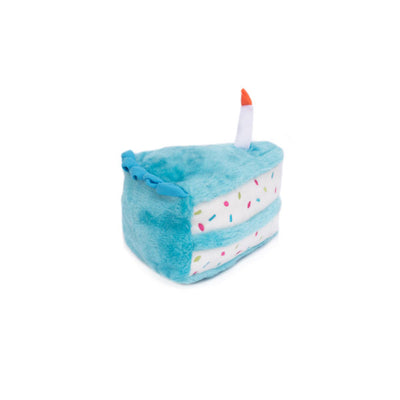 Zippy Paws Aesthetic dog toy - Birthday cake - blue